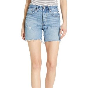 Levi's Women's Premium 501 Mid Thigh Short